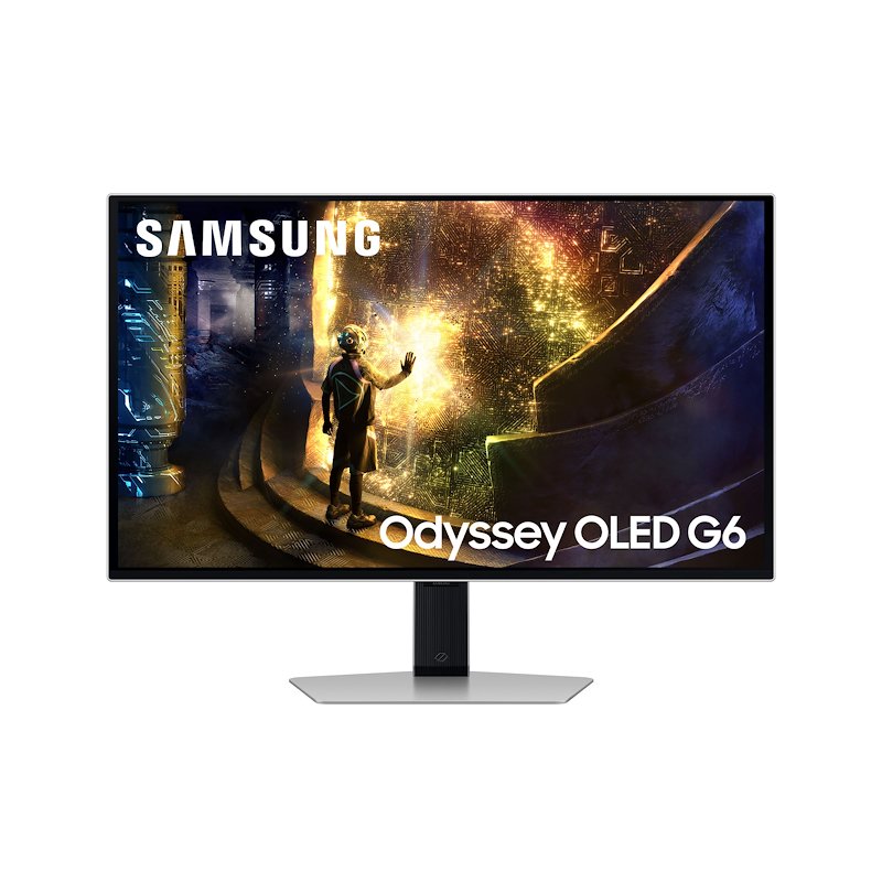 SAMSUNG Odyssey OLED G6 - G61SD Monitor Gaming, 27 ", QHD, 2560 x 1440 Pixel, tempo di risposta 0,03 ms, refresh rate 240 Hz