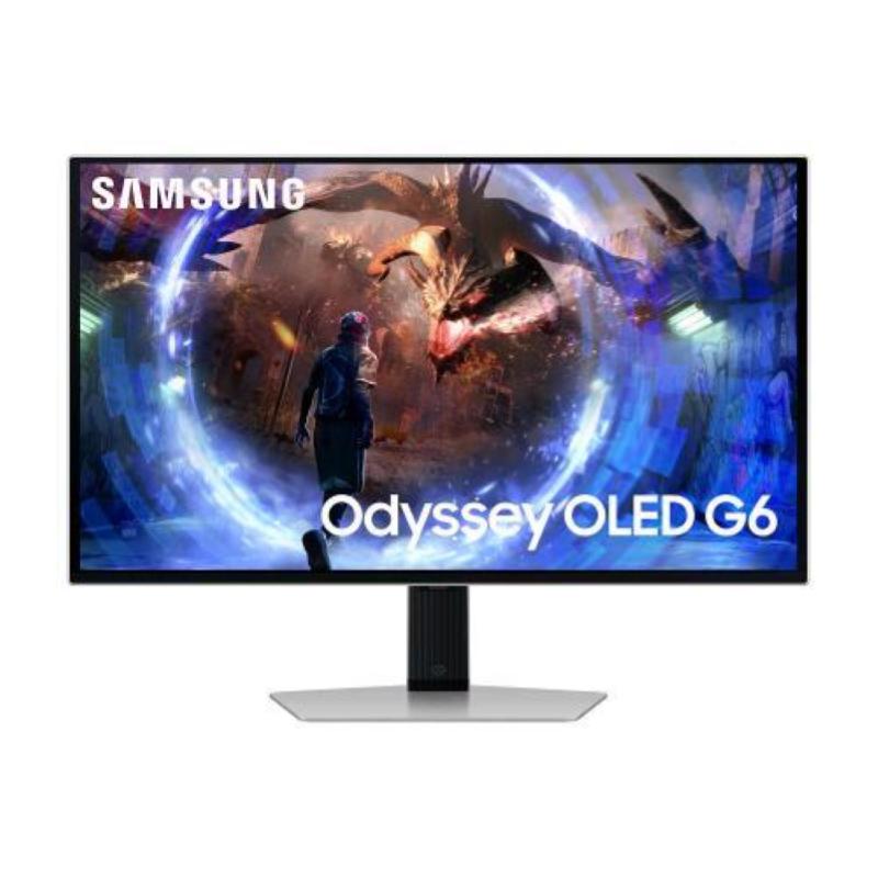 SAMSUNG Odyssey OLED G6 Monitor Gaming, 27 ", QHD, 2560 x 1440 Pixel, tempo di risposta 0,03 ms, refresh rate 360 Hz