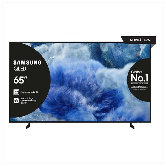 Samsung QE43Q8FAAUXZT Q8F Smart TV QLED 43'' 4K Ultra HD HDR10+ Wi-Fi Tizen colore Grigio Titanio Samsung QE43Q8FAAUXZT Q8F Smart TV QLED 43'' 4K Ultra HD HDR10+ Wi-Fi Tizen colore Grigio Titanio