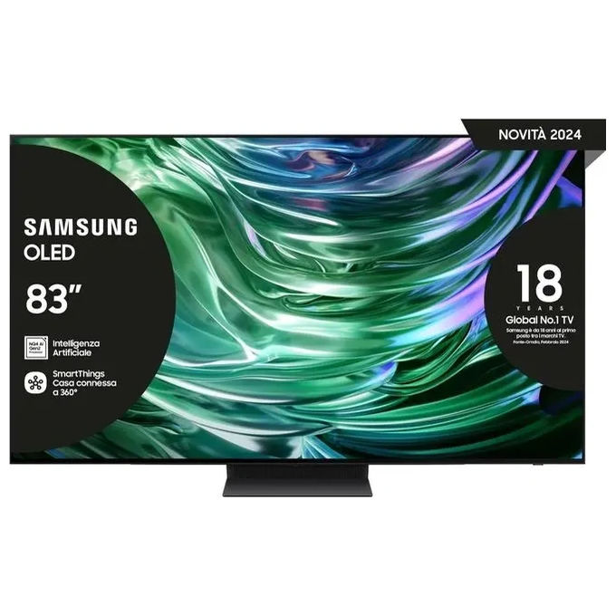 Samsung QE83S90DAEXZT Tv Oled 4k 83'' Smart Tv Wi-fi Graphite Black 2024 Processore Nq4 Ai Gen2 Self-Illuminating Pixels Laser Slim Design Dolby Atmos Samsung QE83S90DAEXZT Tv Oled 4k 83'' Smart Tv Wi-fi Graphite Black 2024 Processore Nq4 Ai Gen2 Self-Illuminating Pixels Laser Slim Design Dolby Atmos