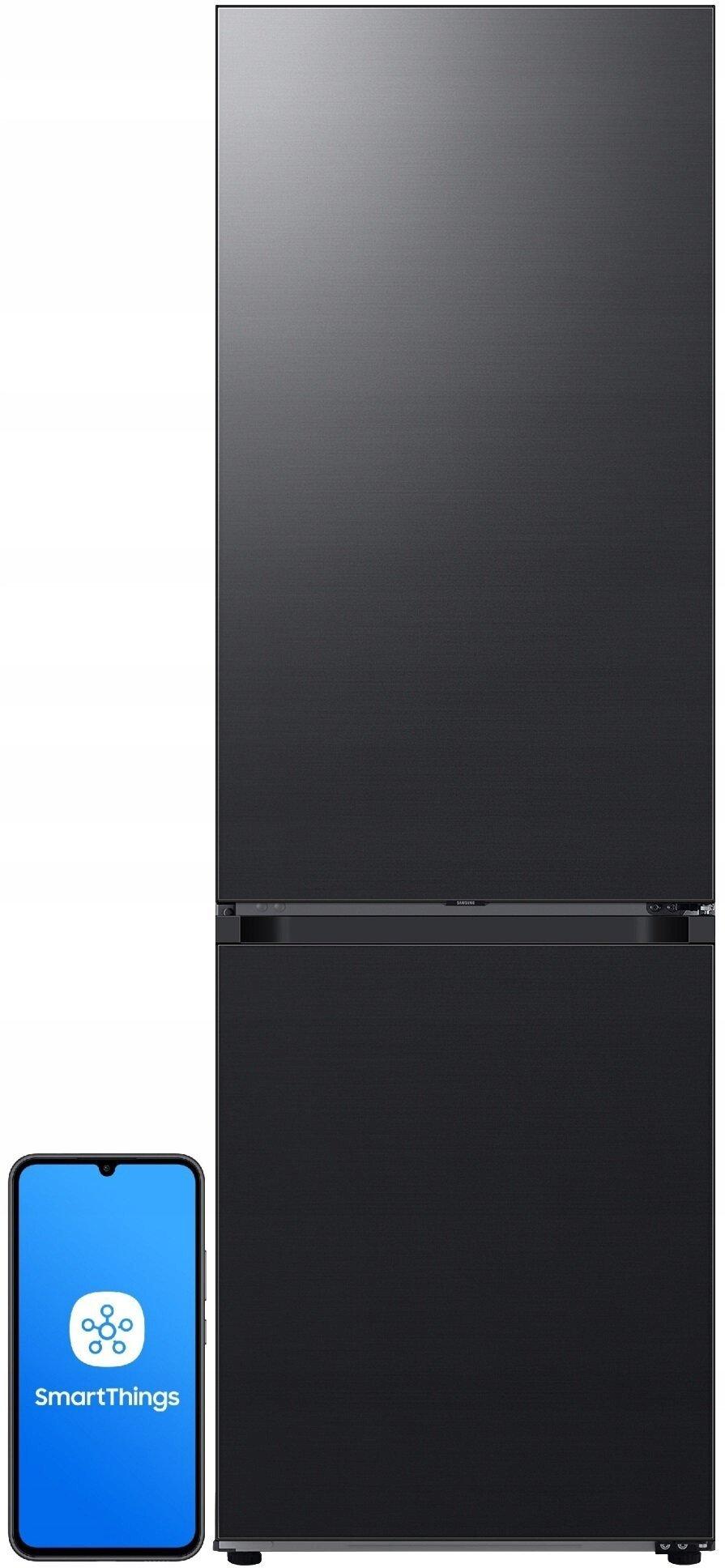 Samsung Rb34c7b5eb1 Frigorifero Combinato Inox Carbone Nero