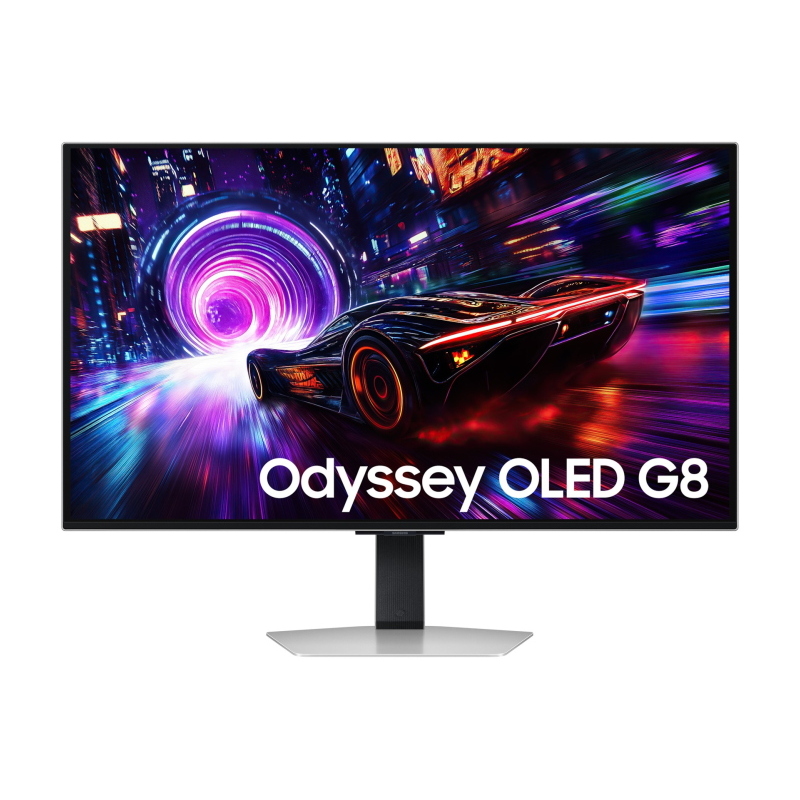 Samsung s32fg814su monitor pc 81,3 cm (32) 3840 x 2160 pixel 4k ultra hd oled argento