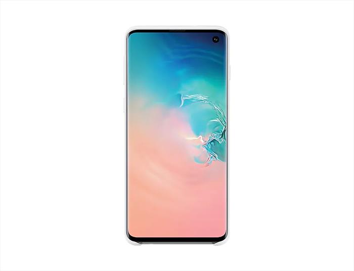 Samsung - Silicone Cover Galaxy S10-bianco