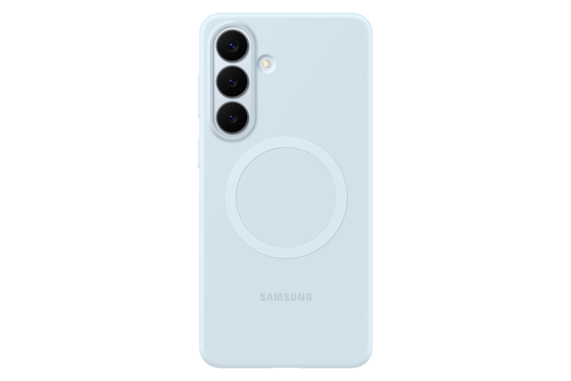 SAMSUNG Silicone Magnet Case COVER per Samsung Galaxy S26+, Blu chiaro