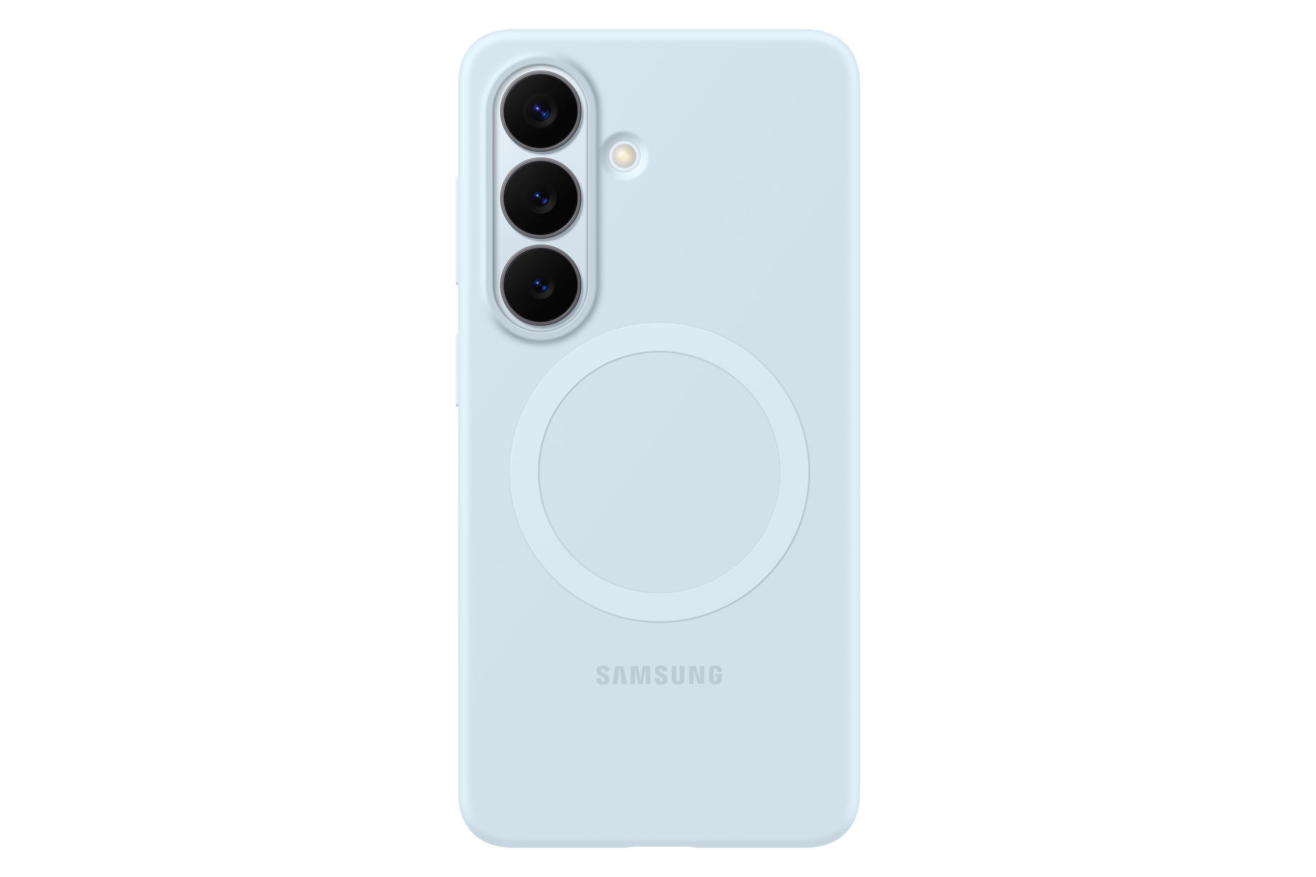SAMSUNG Silicone Magnet Case COVER per Samsung Galaxy S26, Blu chiaro