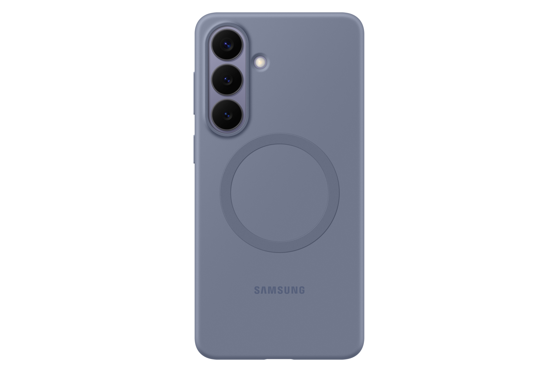 SAMSUNG Silicone Magnet Case COVER per Samsung Galaxy S26+, Blu viola