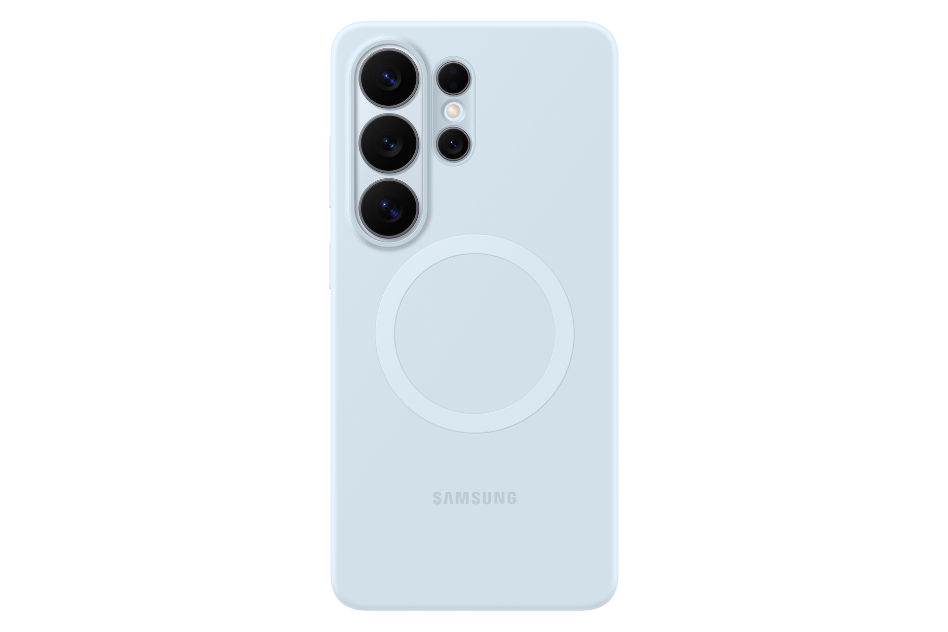 SAMSUNG Silicone Magnet Case COVER per Samsung Galaxy S26 Ultra, Blu chiaro