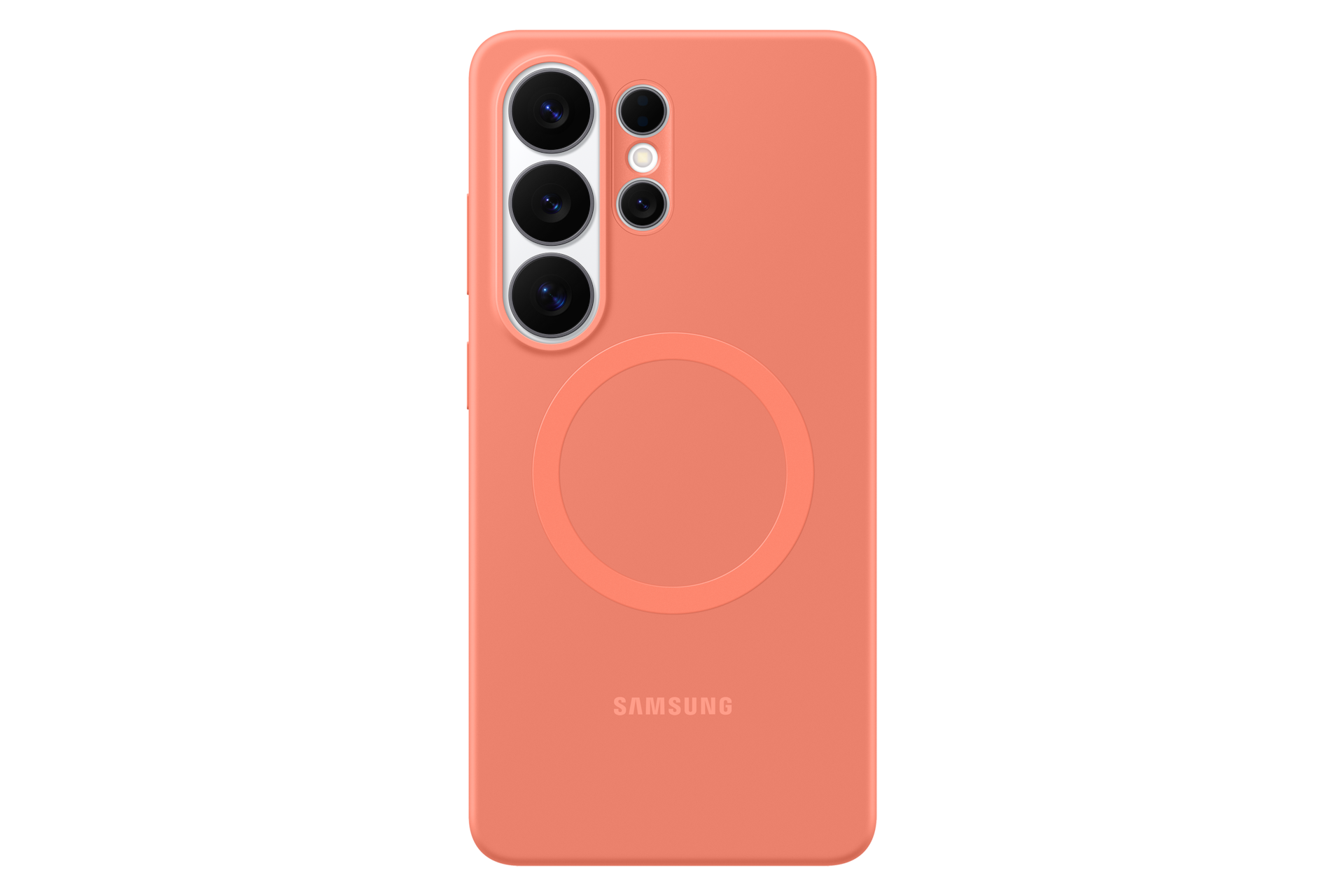 SAMSUNG Silicone Magnet Case COVER per Samsung Galaxy S26 Ultra, Rosso