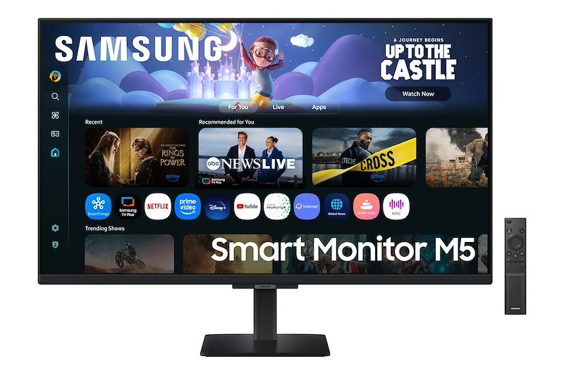 SAMSUNG Smart Monitor M5 - M50F MONITOR, 32 ", Full-HD, 1920 x 1080 Pixel, tempo di risposta 4 ms, refresh rate 60 Hz