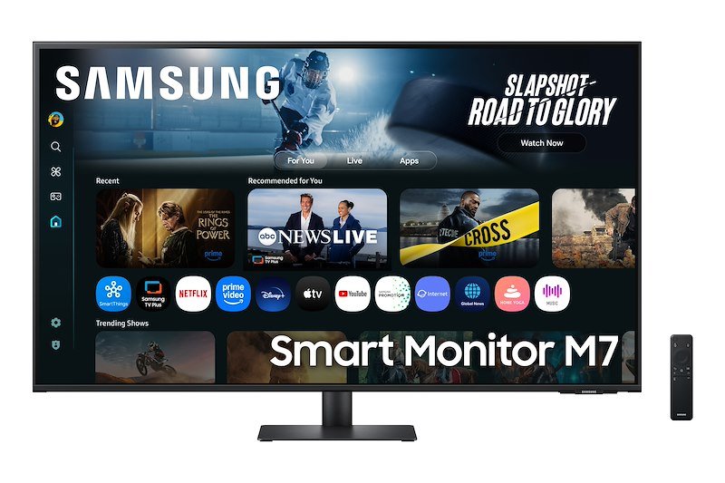 SAMSUNG Smart Monitor M7 - M70F MONITOR, 43 ", UHD 4K, 3840 x 2160 Pixel, tempo di risposta 4 ms, refresh rate 60 Hz