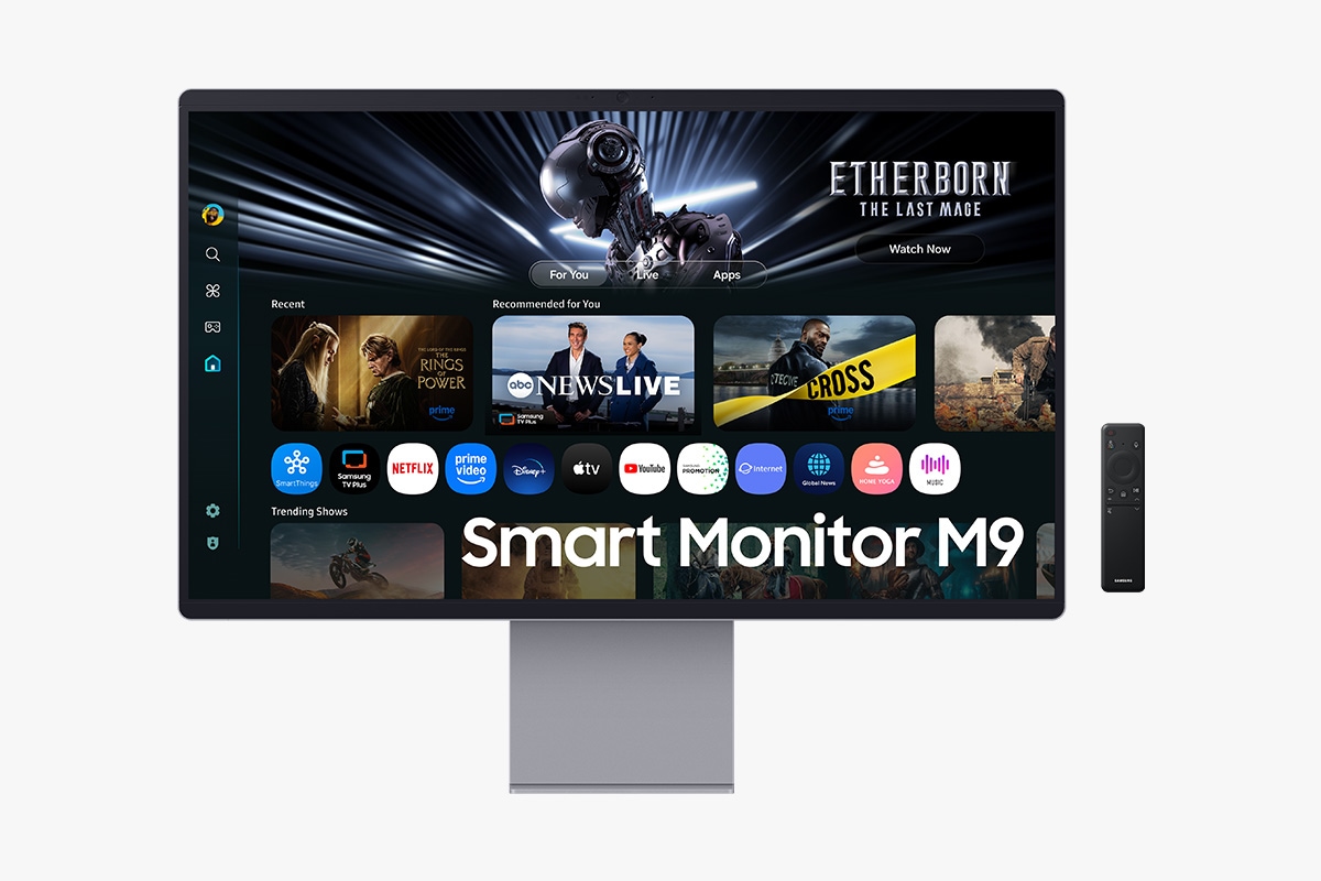 Samsung Smart Monitor M9 - M90SF da 32'' UHD Flat, Silver
