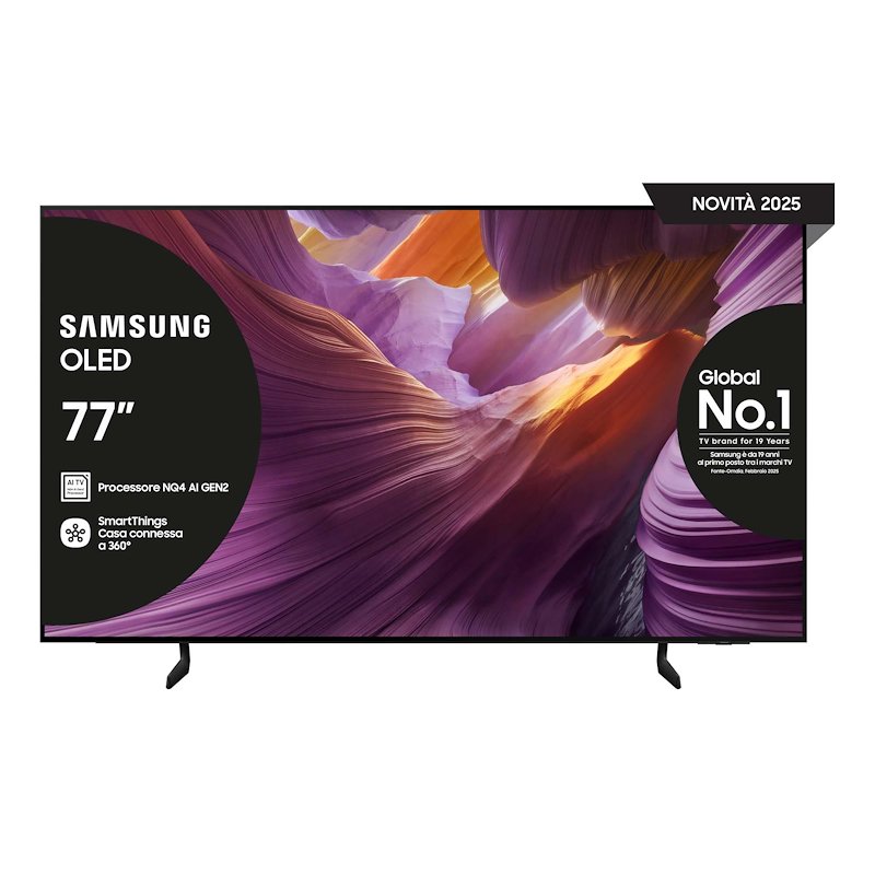 Samsung - Smart Tv Oled Uhd 4k 77" Qe77s85faexzt-graphite Black