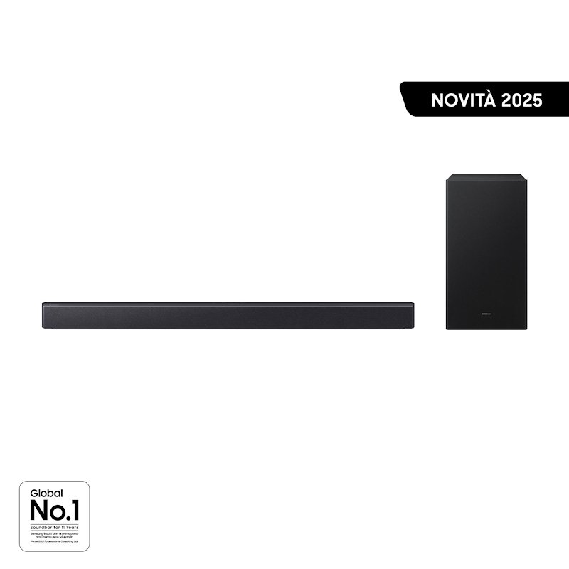 Samsung - Soundbar Hw-b450f/zf, 2.1 Canali, Wireless Dolby-titan Black