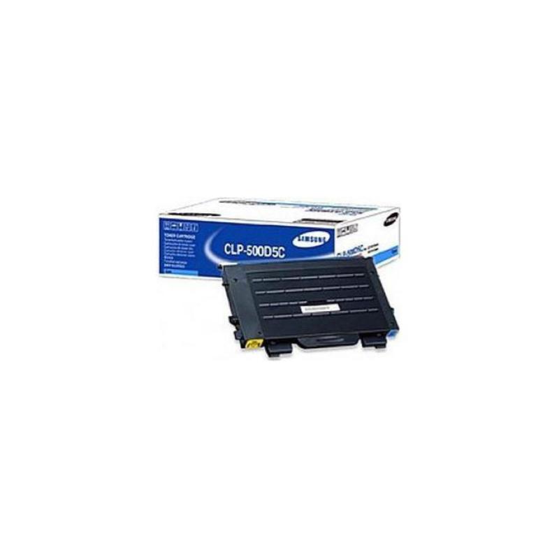 Samsung toner clp-500d5c ciano per cpl 500-550 da 5000 pag Samsung toner clp-500d5c ciano per cpl 500-550 da 5000 pag