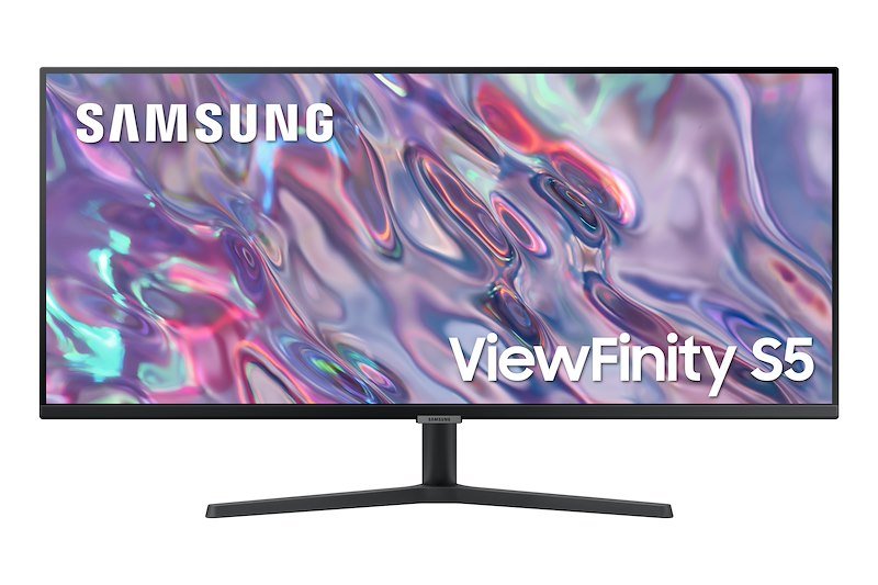 SAMSUNG ViewFinity S5 - S50GC Monitor Curvo, 34 ", WQHD, 3440 x 1440 Pixel, tempo di risposta 5 ms, refresh rate 100 Hz