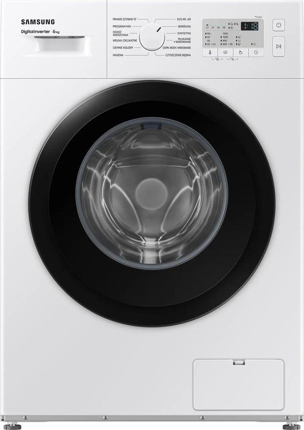 Samsung Ww60a3120bh Le Lavatrice Bianca 6 Kg Con Vapore
