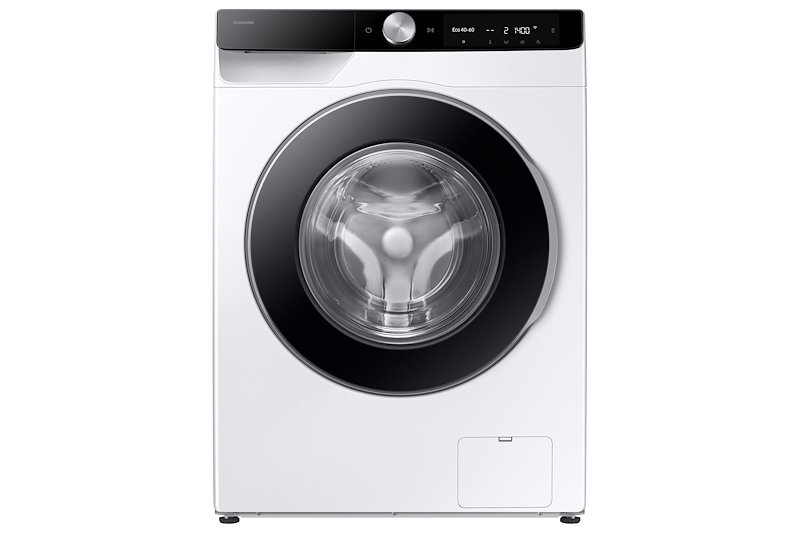 SAMSUNG WW90DG6G94LKU3 LAVATRICE SLIM, Caricamento frontale, 9 kg, 25 programmi, Profondità 48 cm, Giri 1400 rpm, Bianco, livello rumorosità centrifuga 72 dB(A), Classe A