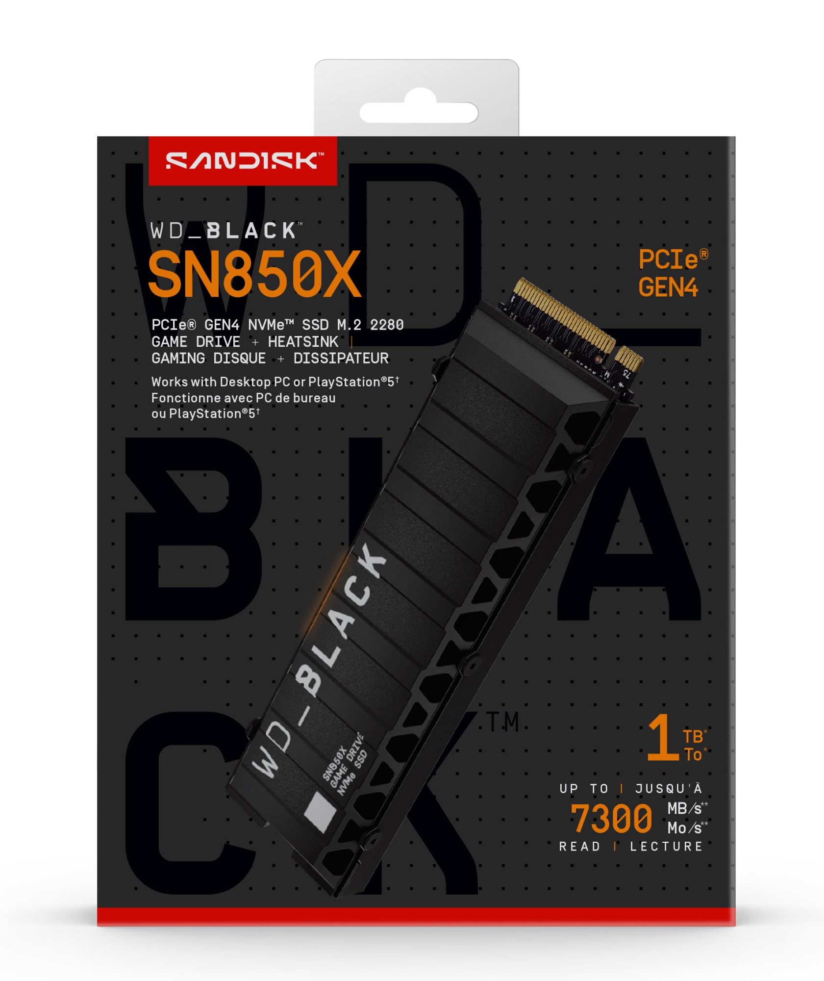 SanDisk Black WD_BLACK SN850X NVMe 1 TB M.2 PCI Express 4.0 SanDisk Black WD_BLACK SN850X NVMe 1 TB M.2 PCI Express 4.0