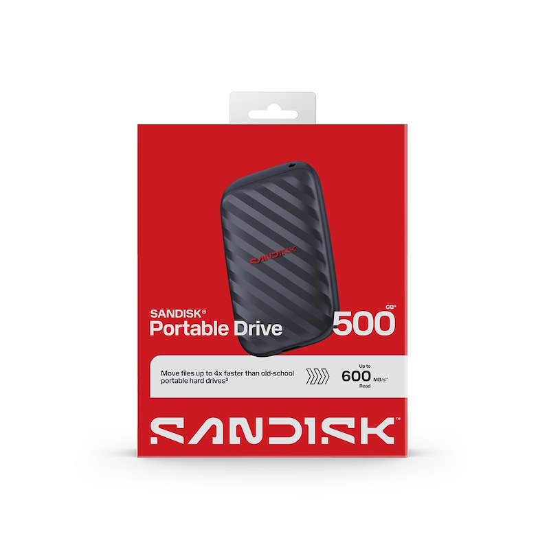 Sandisk - Hard Disk Esterno 500 Gb-grigio
