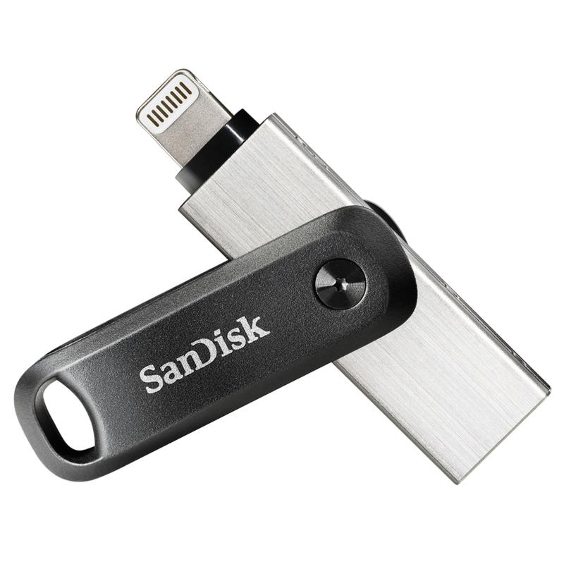 Sandisk ixpand go 256gb flash drive usb 3.0 girevole