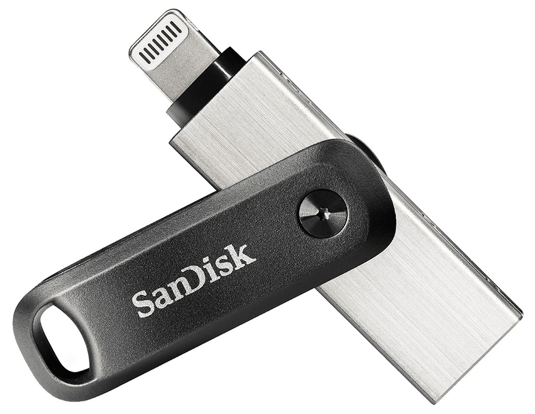 SanDisk iXpand unità flash USB 64 GB USB Type-A / Lightning 3.2 Gen 2 (3.1 Gen 2) Nero Argento