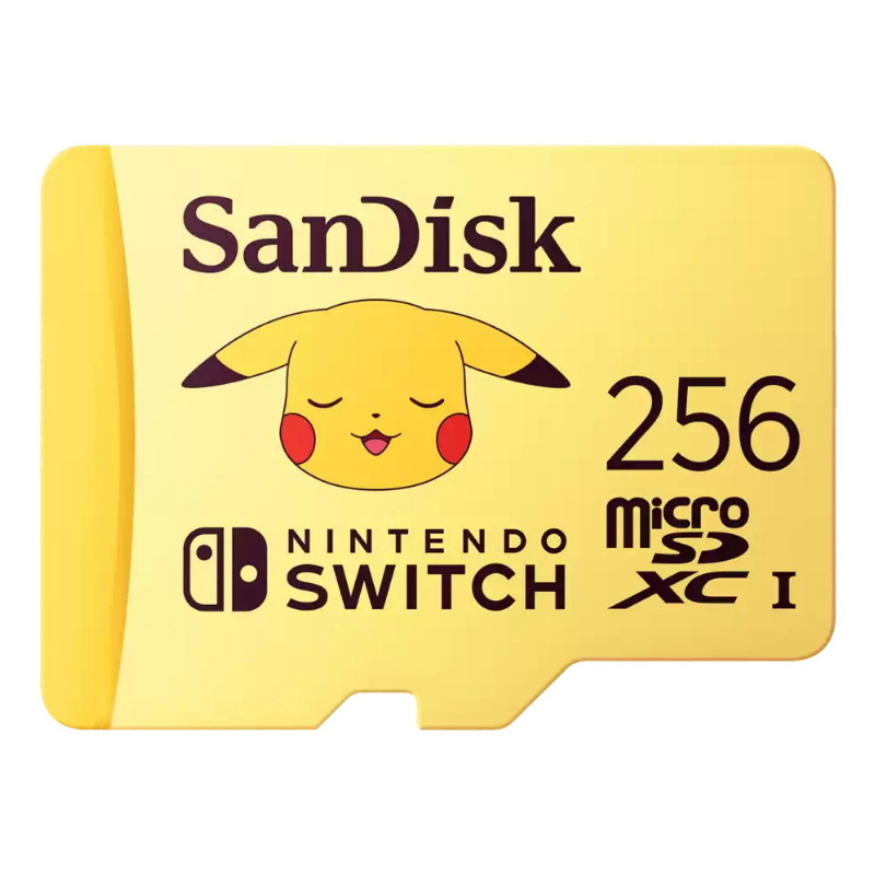 Sandisk - Micro Sd Per Nintendo Switch Pokemon Pikachu 256gb-giallo