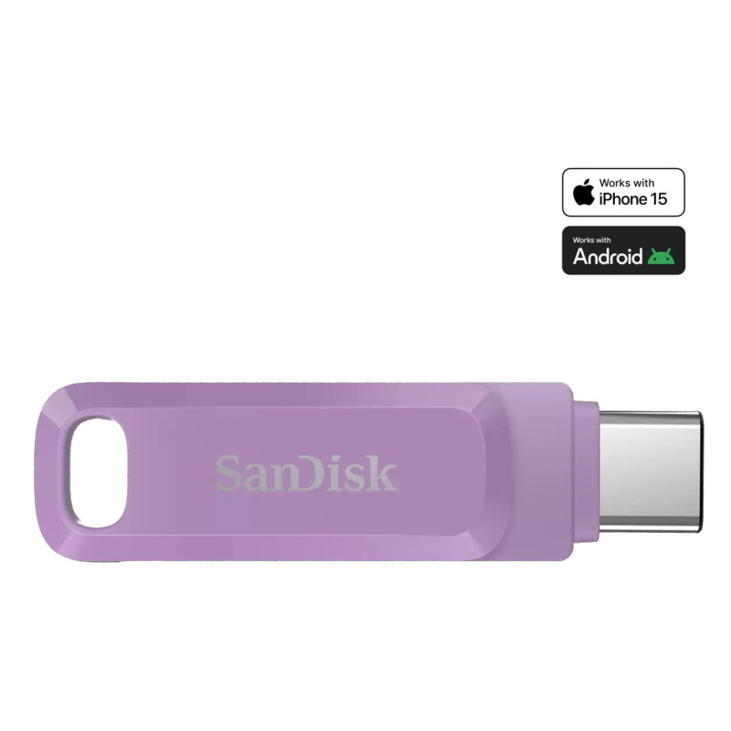 Sandisk ultra dual drive go unità flash usb 512 gb usb tipo-c 3.2 gen 1 (3.1 gen 1) lavanda Sandisk ultra dual drive go unità flash usb 512 gb usb tipo-c 3.2 gen 1 (3.1 gen 1) lavanda