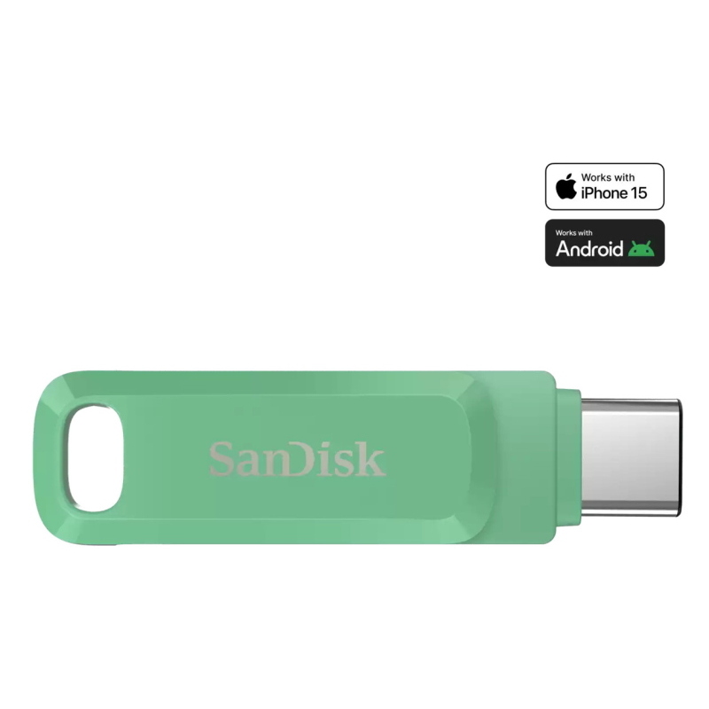 Sandisk ultra dual drive go unità flash usb 512 gb usb tipo-c 3.2 gen 1 (3.1 gen 1) verde