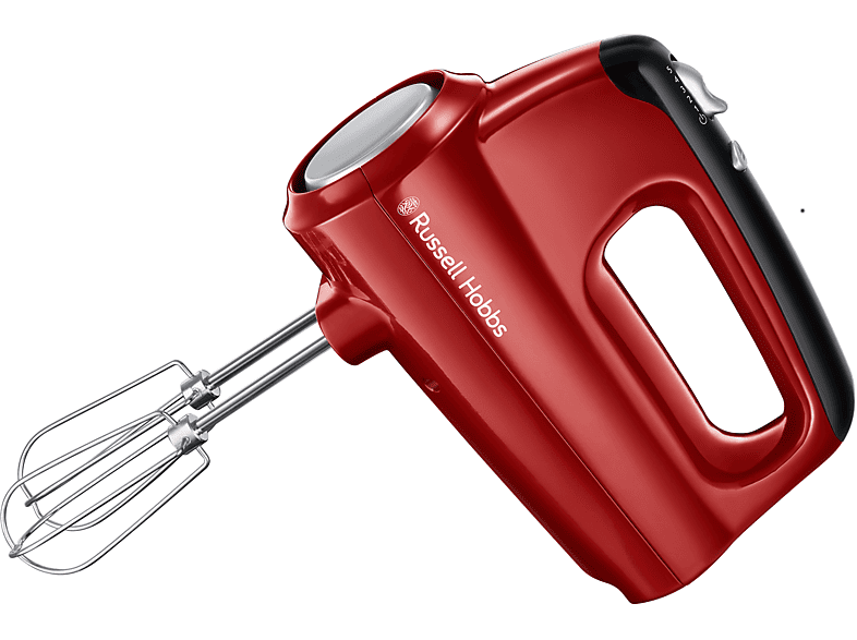 SBATTITORE RUSSEL HOBBS 24670-56, Potenza massima 350 W, Livelli di potenza 5 velocità, rosso