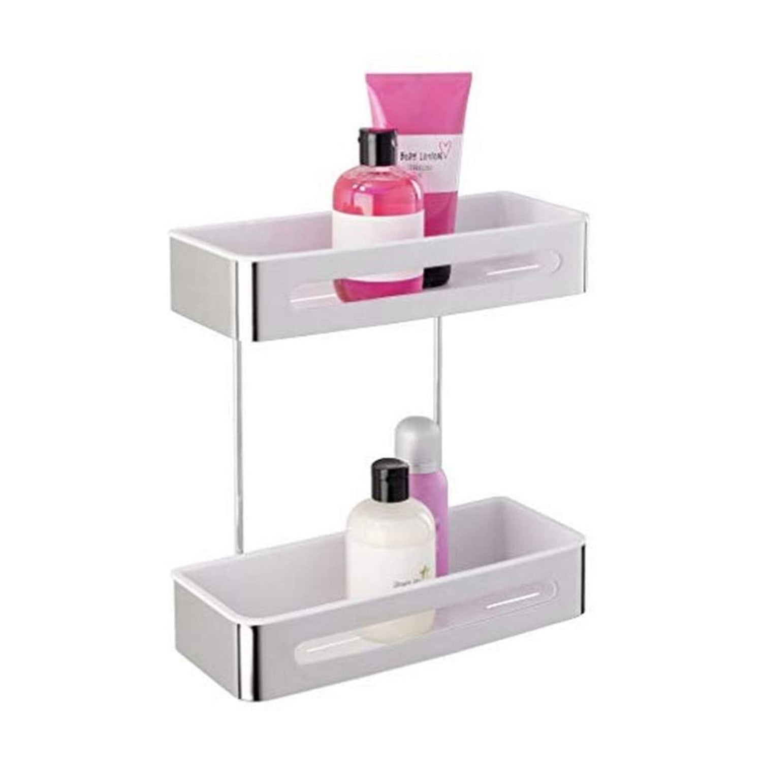 Scaffale 2 Piani Premium Plus In Acciaio Inox