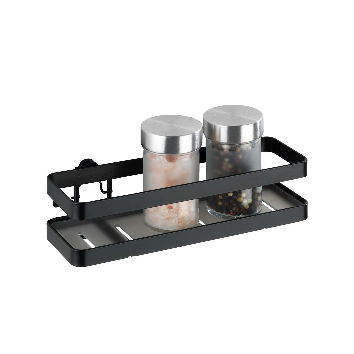 Scaffale Portaspezie In Plastica Grigio