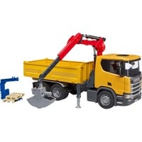 Scania Super 560R camion da cantiere con gru e 2 pallet, Veicolo modello
