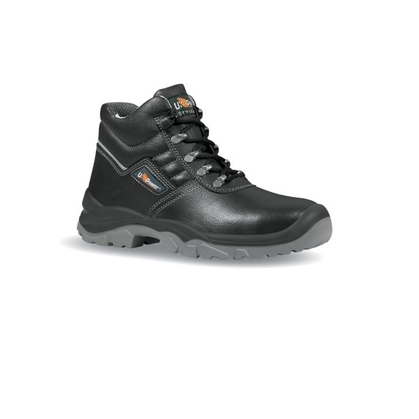 Scarpe antinfortunistiche Upower Reptile RS L - Taglia 38 - Pelle stampata idrorepellente puntale in acciaio resistenti alle forature antiscivolo piastra ergonomica in acciaio protezione S3 FO SR - Nero Scarpe antinfortunistiche Upower Reptile RS L - Taglia 38 - Pelle stampata idrorepellente puntale in acciaio resistenti alle forature antiscivolo piastra ergonomica in acciaio protezione S3 FO SR - Nero