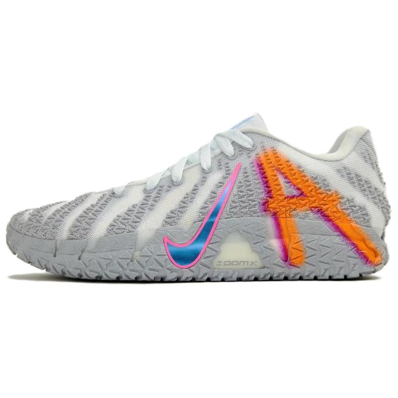 Scarpe da Basket Nike Ja Morant 3 Unisex Grigio Bianco Versione Asiatica Nike HF2794-100 41 white