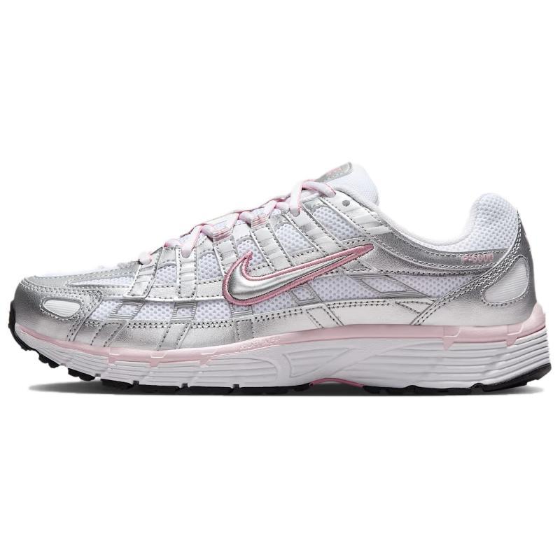 Scarpe da Running Basse Resistenti all'Abrasione Nike P 6000 da Donna Sneakers Bianche Argento BV1021-108 38 white