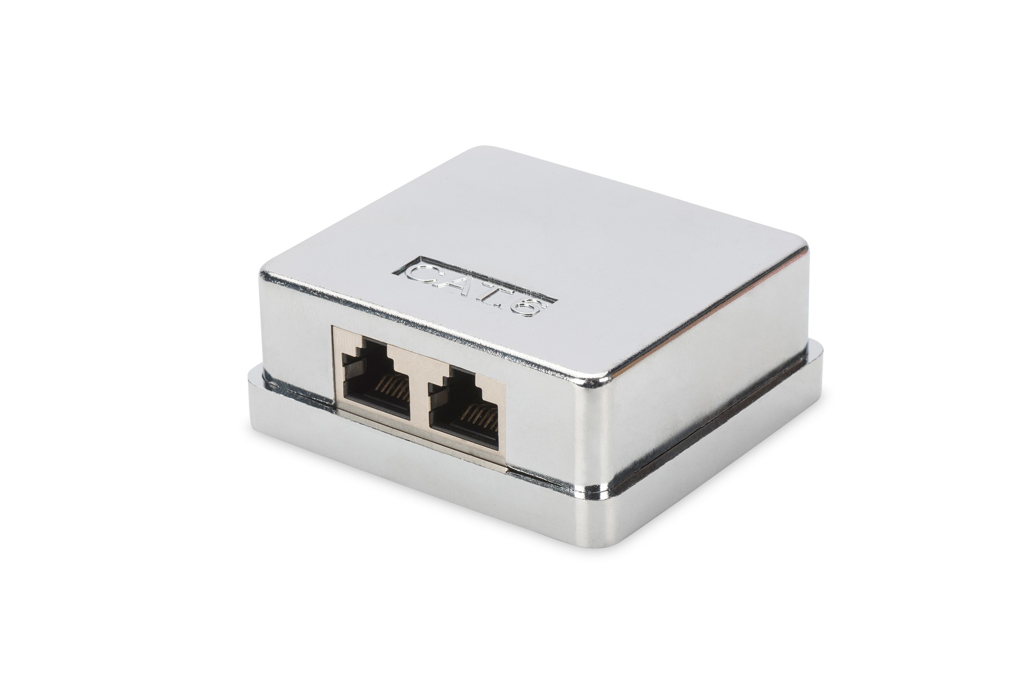 Scatola Di Giunzione Doppia Per Cavo Categoria 6 Con 2 Porta Rj45 E Due Morsettiere Digitus Scatola Di Giunzione Doppia Per Cavo Categoria 6 Con 2 Porta Rj45 E Due Morsettiere Digitus