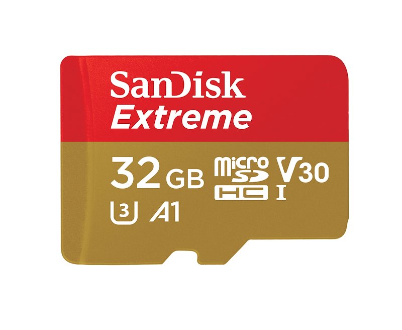 SCHEDA DI MEMORIA SANDISK Extreme A1 32GB + ada