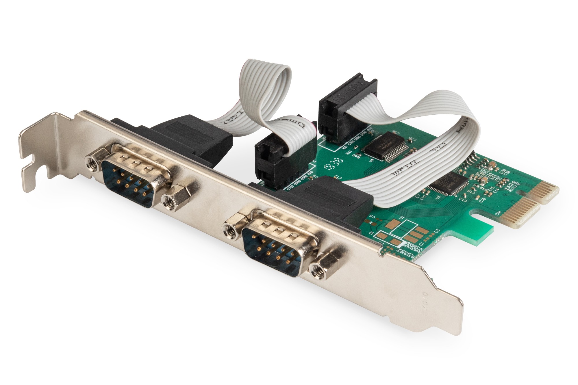 Scheda Pci Express Con 2 Porte Seriali 9 Poli