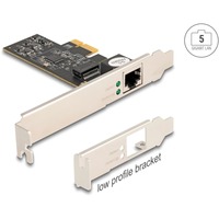 Scheda PCI Express x1 a 1 x RJ45 5 Gigabit LAN RTL8126