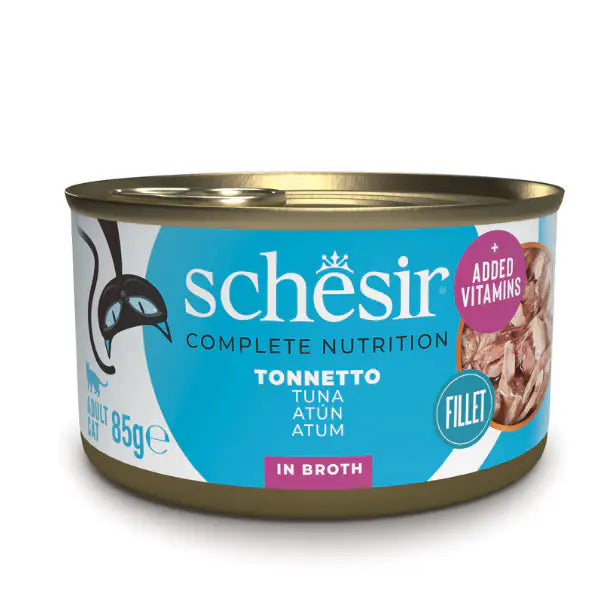 Schesir Cat Adult acqua di cottura al Naturale lattina 85 gr Tonnetto - confezione da 6 pezzi - Cibo umido per gatti - 1° ORDINE? scegli tra BZR5 - BZR20 + 200 pt fedeltà Schesir Cat Adult acqua di cottura al Naturale lattina 85 gr Tonnetto - confezione da 6 pezzi - Cibo umido per gatti - 1° ORDINE? scegli tra BZR5 - BZR20 + 200 pt fedeltà