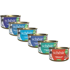 Schesir Cat Soft Adult filetti in gelatina alimento completo lattina 85 gr Tonnetto con spigola - confezione da 6 pezzi - Cibo umido per gatti - 1° ORDINE? scegli tra BZR5 - BZR20 + 200 pt fedeltà