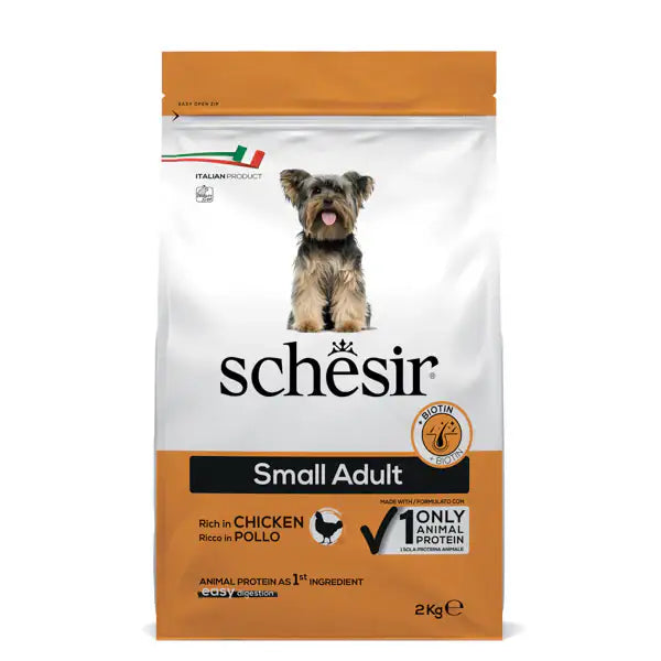 Schesir Dog Dry Small Maintenance Pollo 2 kg - Croccantini per cani - 1° ORDINE? scegli tra BZR5 - BZR20 + 200 pt fedeltà