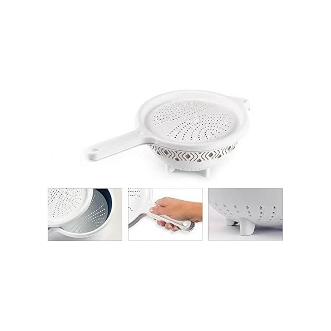 Scolapasta Plastica (23cm) con coperchio TOSCA Tortora 55750 Scolapasta Plastica (23cm) con coperchio TOSCA Tortora 55750
