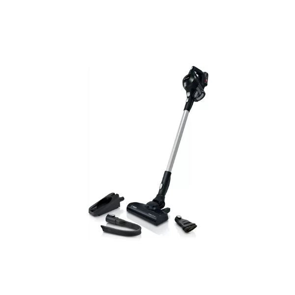 SCOPA ELETTRICA BOSCH BBS611BSC Unlimited 6, Potenza Max 54 W, Autonomia fino a 8 min, Contenitore polvere 0,3 l, Nero