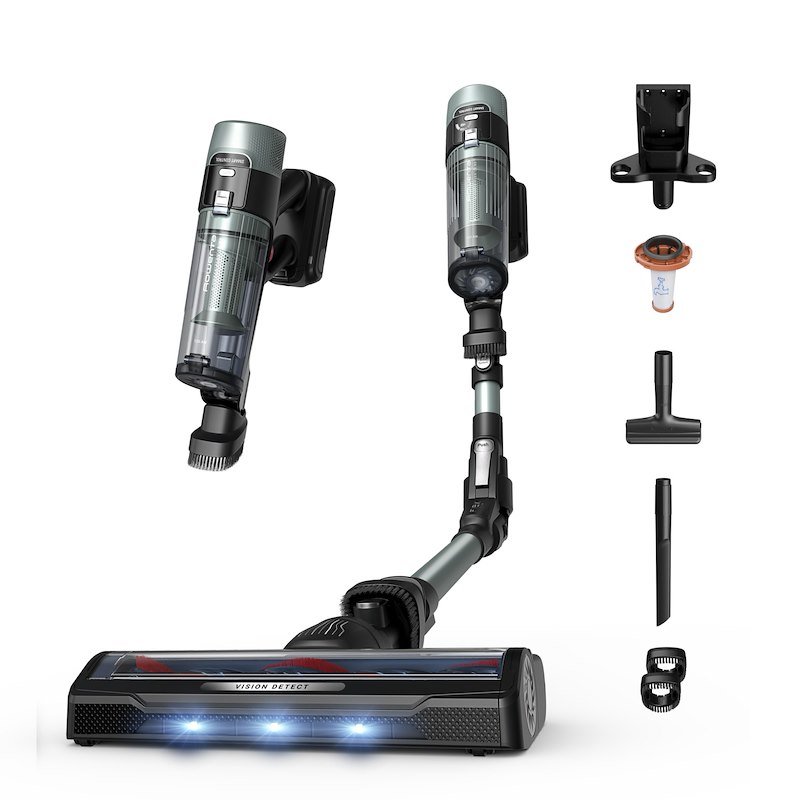 SCOPA ELETTRICA ROWENTA X-FORCE FLEX 10.80 RH7A32, Potenza Max 300 W, Autonomia fino a 60 min, Contenitore polvere 0,44 l, Verde salvia SCOPA ELETTRICA ROWENTA X-FORCE FLEX 10.80 RH7A32, Potenza Max 300 W, Autonomia fino a 60 min, Contenitore polvere 0,44 l, Verde salvia