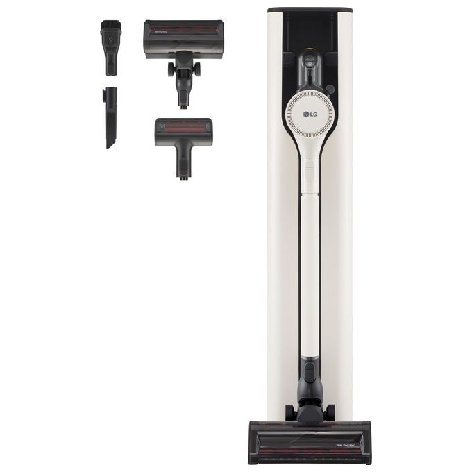 SCOPA RICARICABILE LG CordZero A9T-PRIME1C, Potenza Max 260 W, Autonomia fino a 60 min, Contenitore polvere 0,44 l, Calming Beige