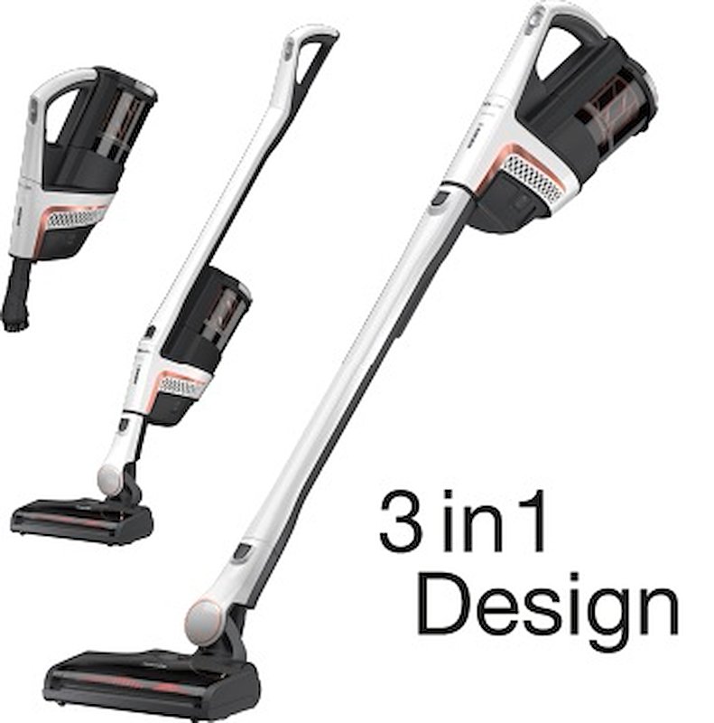 SCOPA RICARICABILE MIELE Triflex HX2, Potenza Max 272 W, Autonomia fino a 240 min, Contenitore polvere 0,5 l, Bianco loto