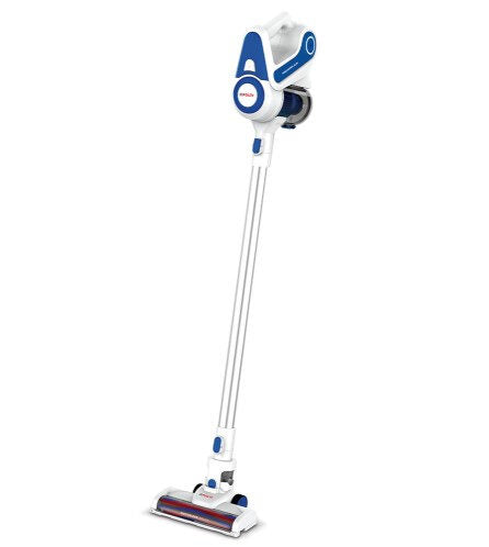 SCOPA RICARICABILE POLTI Forzaspira Slim SR90B, Potenza Max 100 W, Autonomia fino a 40 min, Contenitore polvere 0,5 l, Bianco e Blu