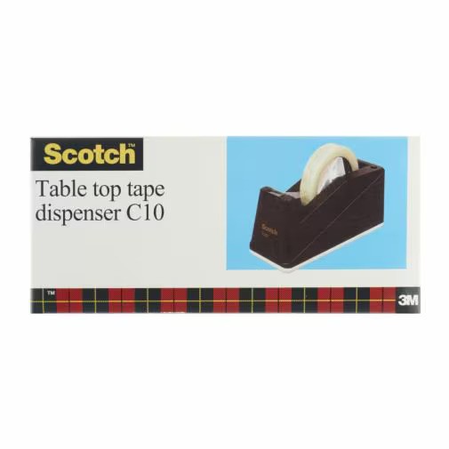 Scotch 7000080564 dispenser nastro adesivo Metallo Plastica Nero