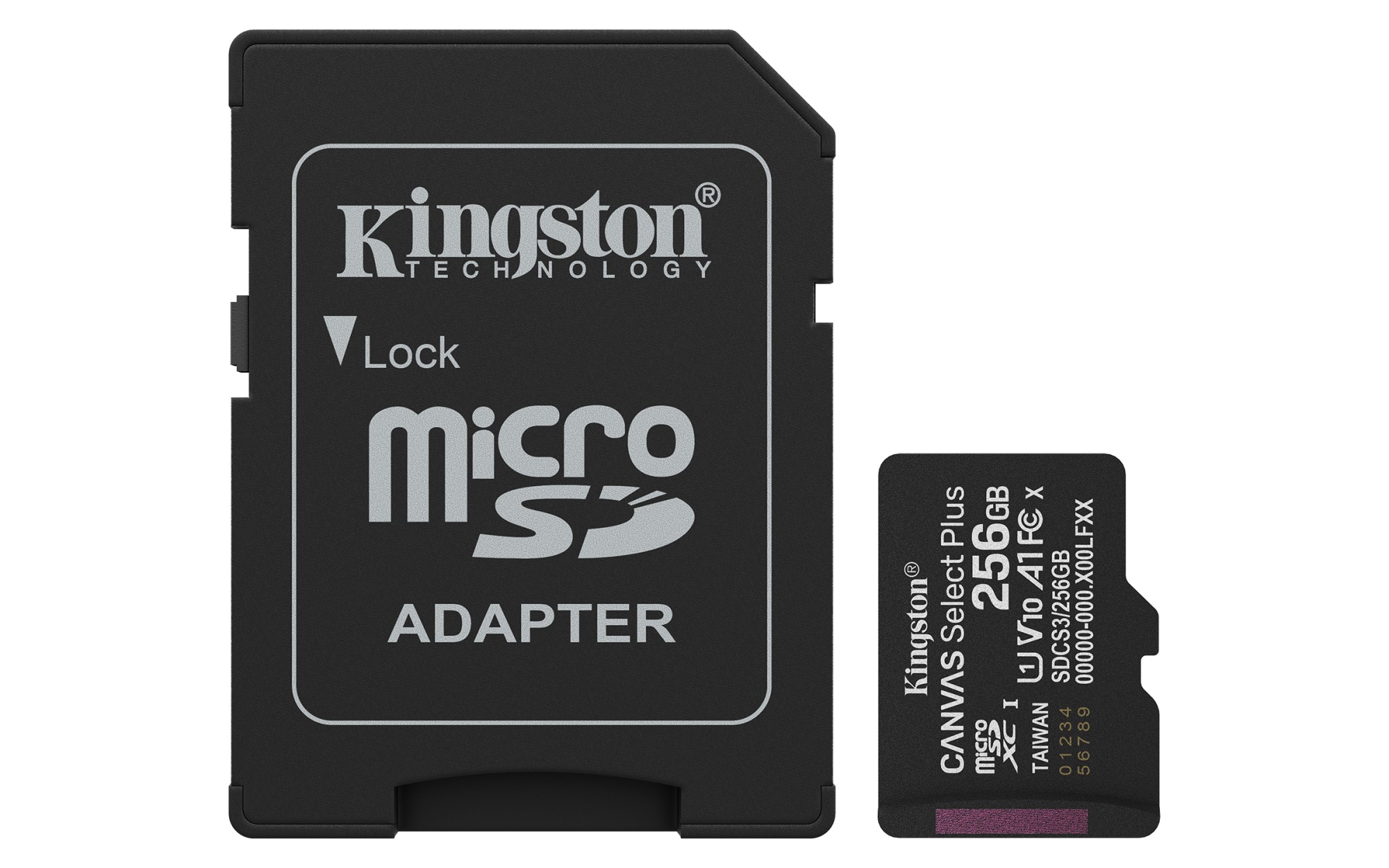 Sd Micro 256Gb Cl10 Uhs-I Con Adatt 150Mb/S Let.85Mb/S Scrit.Kingston